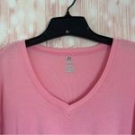 Russell Athletic  Pink Long Sleeve V Neck T Shirt Photo 2