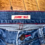 Johnny Was  distressed ankle skinny size 25 luxe jeans Photo 1