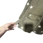 Sincerely Jules Military Vintage Look Distressed Snap Front Jacket Shirt XS Green Photo 11