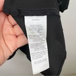 Madewell  Bubble-Sleeve Smocked Mini Dress in True Black Size Small NWT Photo 12