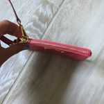 Michael Kors Coral Leather Wristlet with Card Slots Pink Photo 2