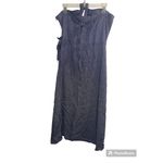 Nightwalker ✨ Polka Dot Front Twist Open Front Wrap Sz Large Dress✨ Photo 4