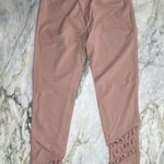 Free People Movement Revelation Cut Out Macrame Muted Pink Leggings Size XS Photo 1