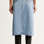 Abercrombie & Fitch Jean Midi Skirt Photo 2