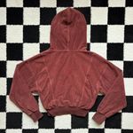 Anthropologie x Daily Practice Brown Velour Corduroy Hoodie XS Photo 1