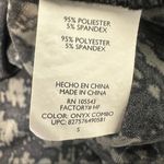 Daisy Fuentes  Knee Length Wrap Dress Black Gray Print Long Sleeve V Neck Size‎ S Photo 6