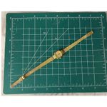 Diane Von Furstenberg  Gold Plated Mesh Stainless Steel Watch Vintage untested Photo 5