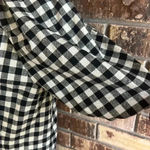 ZARA NWT  black and white checkerboard Size M dress Photo 4