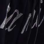 Bershka 90’s Y2k rhinestone black soft shorts Photo 3