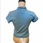 Lilly Pulitzer  Pique Light Blue Size Medium Petite Polo Style Top. Photo 2