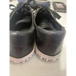 Guess Black Leather Low-Top Sneakers with Gold Accents Casual Fashion Shoes 7.5 Photo 11