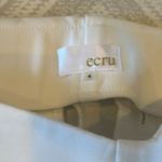 Ecru  Women’s White Pull-Up Pants - Size 4 Photo 2