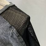 PINK - Victoria's Secret PINK Victoria’s Secret Gray Mesh Crop Top Size Medium Photo 2