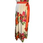 Eliza J  Tropical Floral Chiffon Maxi Dress - Size 4 Photo 1