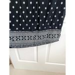 Old Navy  Dress Womens Size M Black White Sleeveless VNeck KneeLength Patterned Photo 5