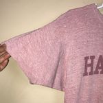 Champion  Women’s Harvard Knit Pink White Short Sleeve Shirt Photo 3