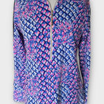 Lilly Pulitzer Skipper Popover 1/4 Zip Toe In Royal Purple Women’s Medium NWOT Photo 0