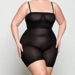 SKIMS NWT Sheer Sculpt Low Back Shorts in Onyx black women’s size 4X Photo 0