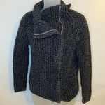 Gap Women’s Gray Chunky Knit Zip Up Sweater Size XS Photo 0