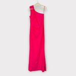 Chiara Boni  La Petite Robe Sabrina One-Shoulder Gown Women's 12 Pink Maxi NWOT Photo 2