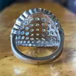 Natural Aquamarine Sterling Silver Ring Size 6 Photo 4