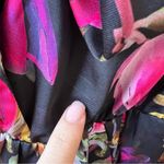 delfi collective lindsay floral dress size XS black purple pink green C1 Photo 7