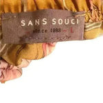 Sans Souci Women’s Size Large Fall Floral Off Shoulder Puff Sleeves Top Photo 3