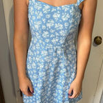 Trixxi blue floral mini dress Photo 0