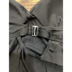 Athleta  Halter‎ Swimsuit Underwire Dress Sz 34 D/DD Black Stretch Adjustable Photo 3