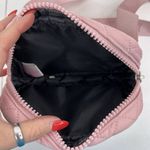 Victoria's Secret  PINK Logo Quilted Belt Bag Fanny Pack Waist Purse Pink Logo Photo 10