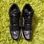 DKNY  Graffiti High Top Patent Leather Sneakers Photo 4