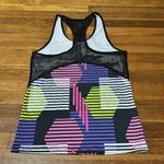 Cover Girl Active Colorful Geometric Workout Racerback Tank, Large Pink Photo 2