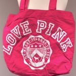 PINK - Victoria's Secret VICTORIA’S SECRET PINK Canvas Tote Bag Photo 6