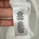 T Tahari  White Eyelet Flutter Sleeve Classic Summer‎ Tee Modal Feminine NWT Photo 6