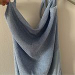 Naked Wardrobe  Blue Cowl Neck Halter Dress NEW Photo 1