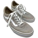 Vans  Ward Women's Size 9.5 Low Top Lace Up Shoes In Summer Camp Taupe Tan Beige Photo 0
