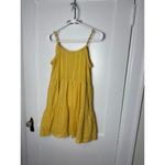 Altar'd State  Tank Dress Women's Small Butter Yellow Tiered Mini Sun Dress Photo 5