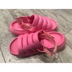 UGG  Sport Yeah Sandals size 9 Pink Barbiecore Shoes Slide slingback Womens‎ Photo 7