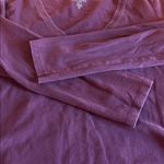 Old Navy  VNeck Long Sleeve TShirt Purple Size Medium Photo 7