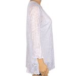 MIRACLEBODY by MIRACLESUIT white burnout fabric top over slimming tank top Large Photo 2