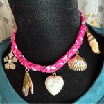 Free People NWT Sky Charm Necklace in pink and rose Photo 1