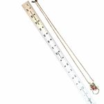 1928 Jewelry Floral Butterfly Pendant Necklace with Ring Holder Loop Photo 7