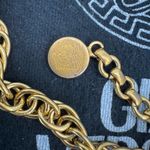 Versace   -RRRE- HRD TO FIND Gold Rope Chain Necklace with Medallions Crystals. Photo 6