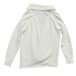 L.L.Bean Womens Shawl Collar Cardigan Sweater Cream Cotton Size M Petite Photo 3