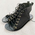 Ancient‎ Greek sandals gladiator lace up sandal 36 Handmade in Greece $269 Black Size 6 Photo 0