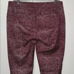 Love Fire Burgundy Pants w Micro Tweed Print Women’s Juniors 11 Stretch Red Size undefined Photo 5