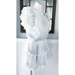 Love Shack Fancy Revolve*  Natasha Dress, Bedroom Blue Hand Dye, Size L NWT $395 Photo 5