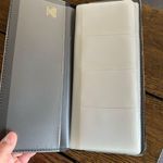 Vintage Buxton Brown Genuine Leather Envelope Wallet Purse Card Holder Photo Tan Photo 6