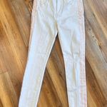 Sam Edelman The Kitten Mid Rise Skinny Ankle White Pink Jeans Size 2 / 26 #S2471 Photo 1