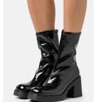 Call it spring  Size 6.5 Shauna Boots Whimsigoth Goth Platform Block Heel Patent Photo 0